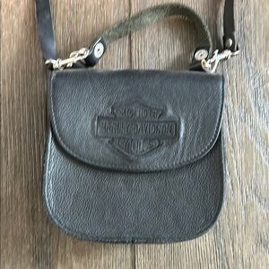 NWOT Genuine Harley Davidson Black Crossbody Mini Bag